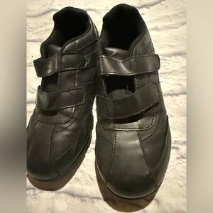 Black Velcro Strap Shoes
